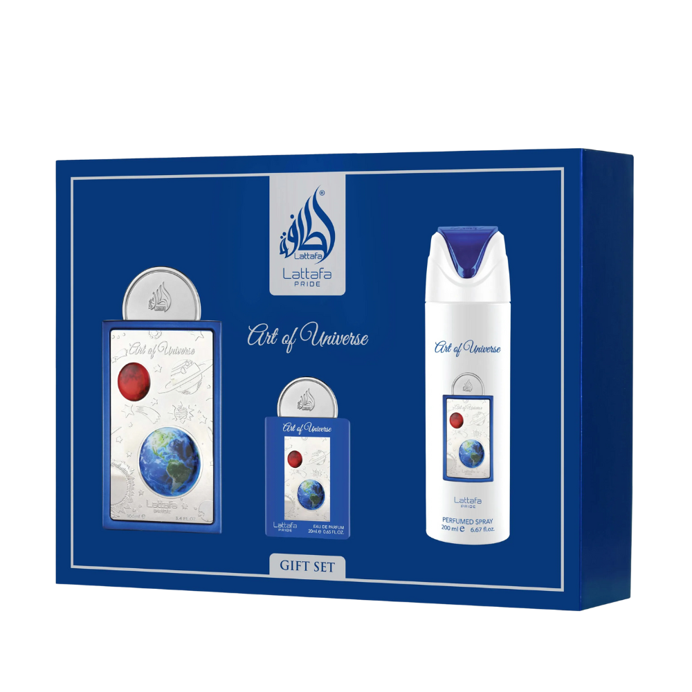 Lattafa Art of Universe 3-Piece Perfume Gift Set