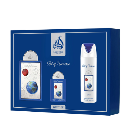 Lattafa Art of Universe 3-Piece Perfume Gift Set