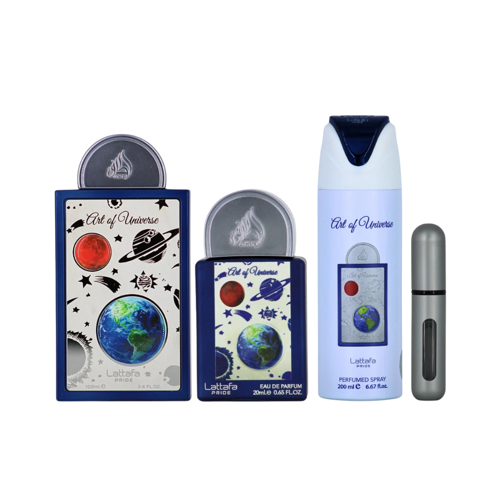 Lattafa Art of Universe 3-Piece Perfume Gift Set