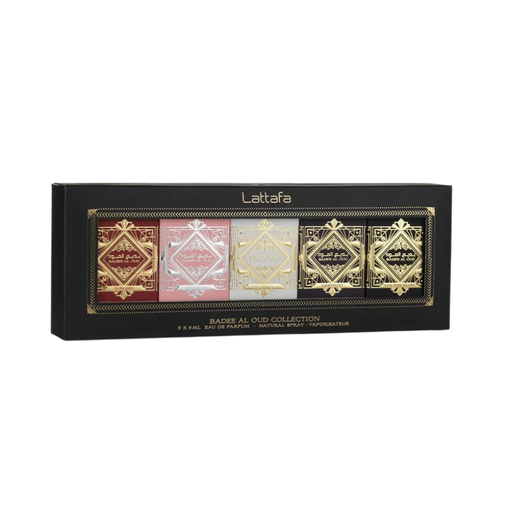 Lattafa Badee Al Oud Mini Collection 5 x 5ml Eau De Parfum