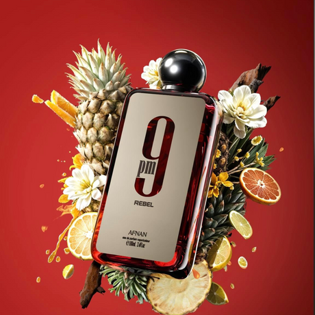 Afnan 9Pm Rebel Eau de Parfum Spray for Unisex, 100ML