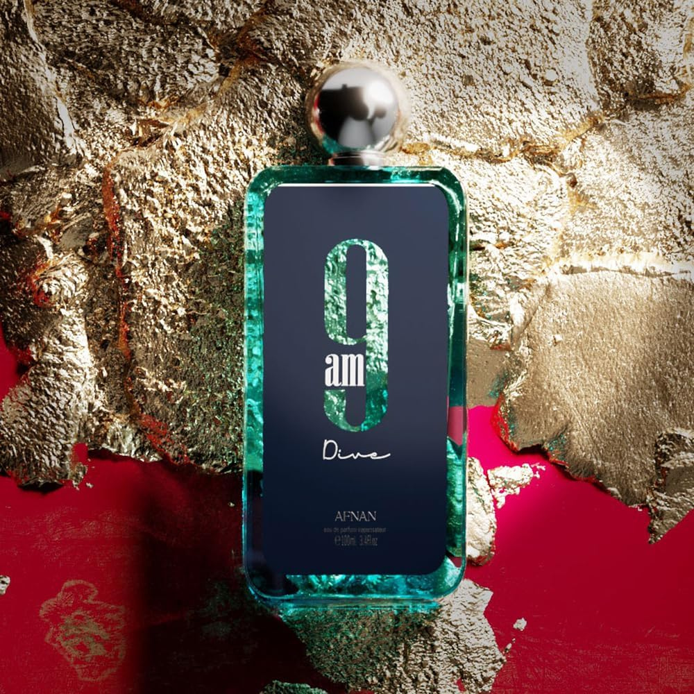 Afnan 9am Dive for Unisex Eau de Parfum Spray, 100ML