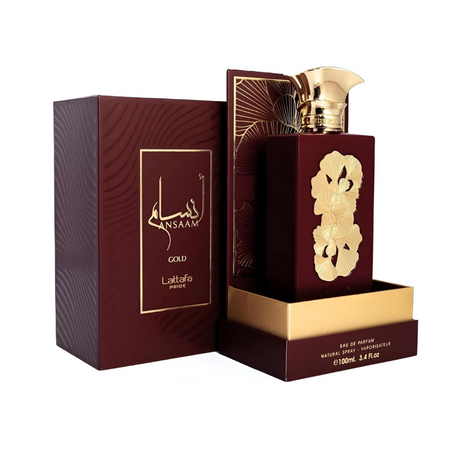 Lattafa Ansaam Gold for Unisex Eau de Parfum, 3.4 Ounce