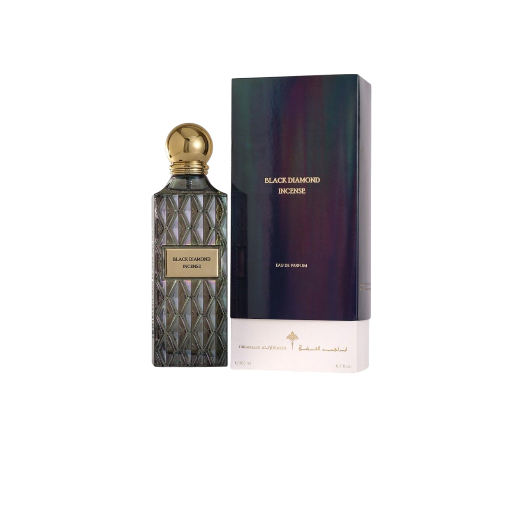 Ibrahim Al Qurashi Black Diamond Incense Eau De Parfum 150ML
