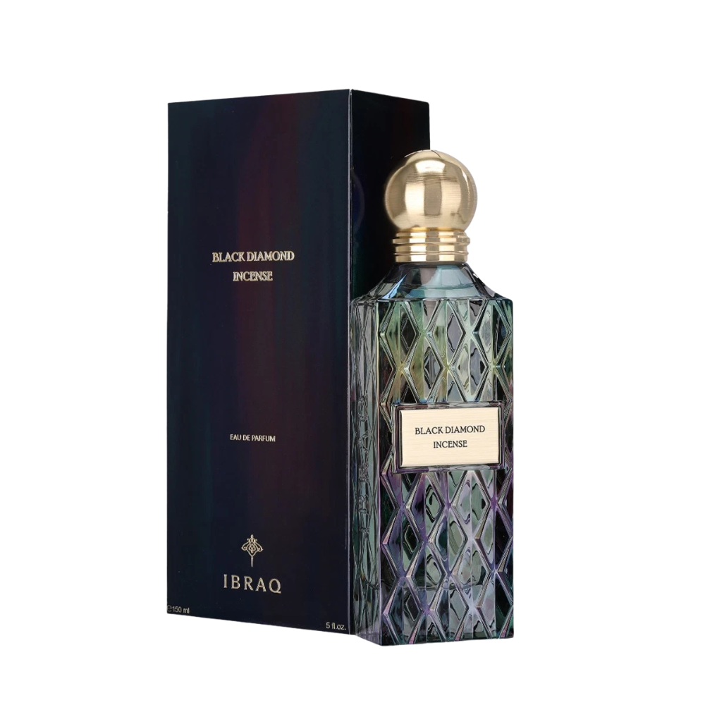 Ibrahim Al Qurashi Black Diamond Incense Eau de Parfum 150ml Spray