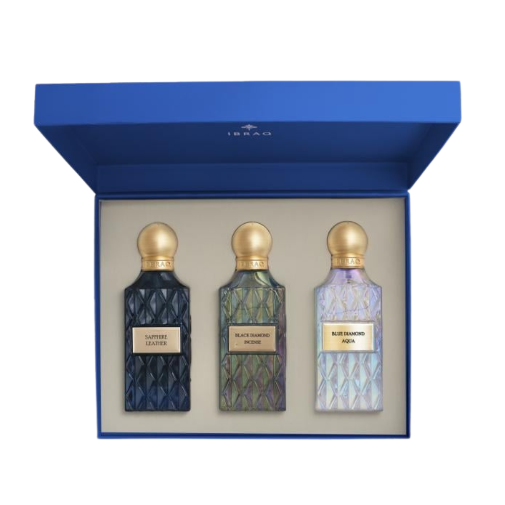 Ibrahim Al Qurashi Diamond Blue Box 02 (75ml Γ 3)