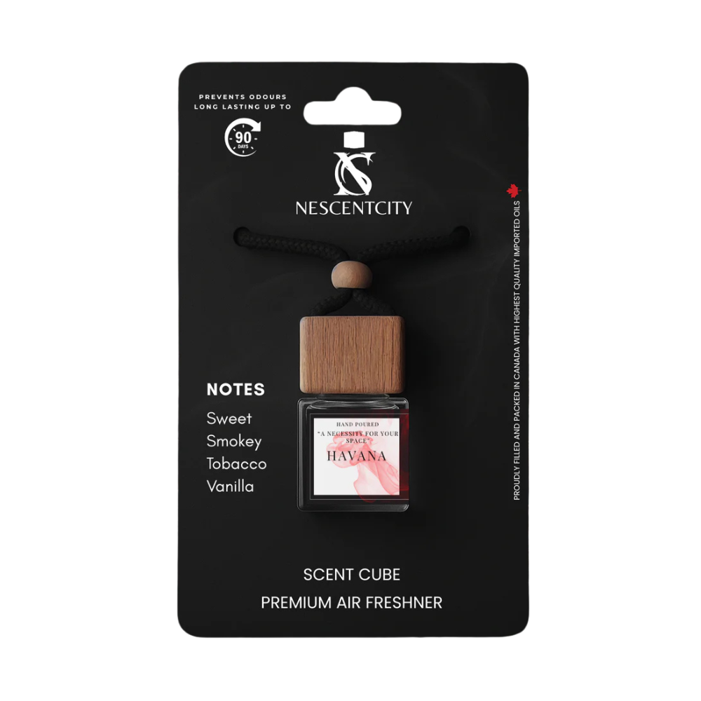 Nescentcity Havana Car Air Freshener Diffuser 8ml