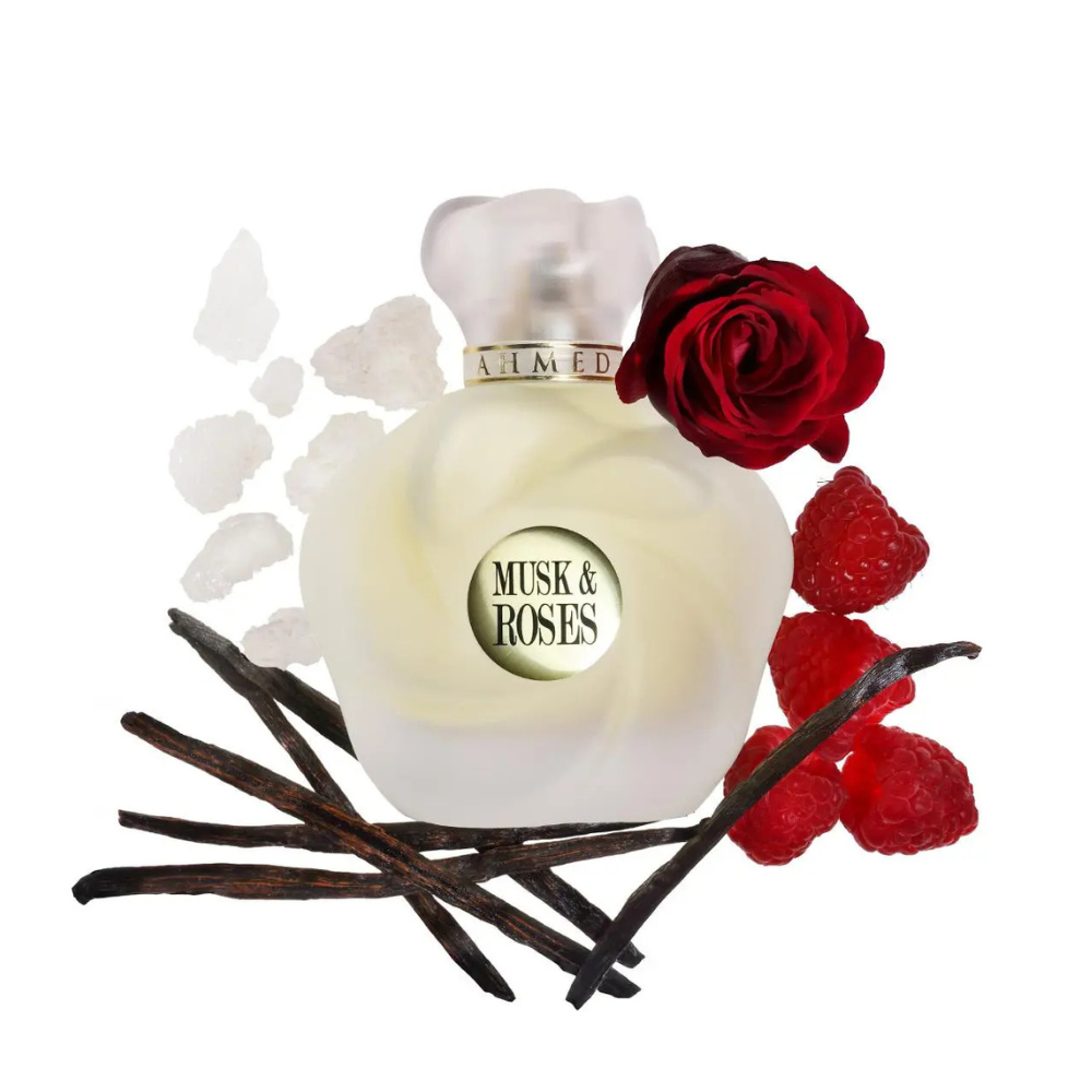 Ahmed Al Maghribi Musk & Roses Extrait de Parfum 75ml Spray