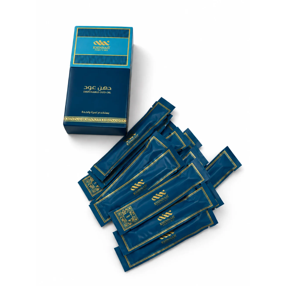 Khinnah Cambodian Oud Disposable Perfume Oil Swabs (Box of 20)