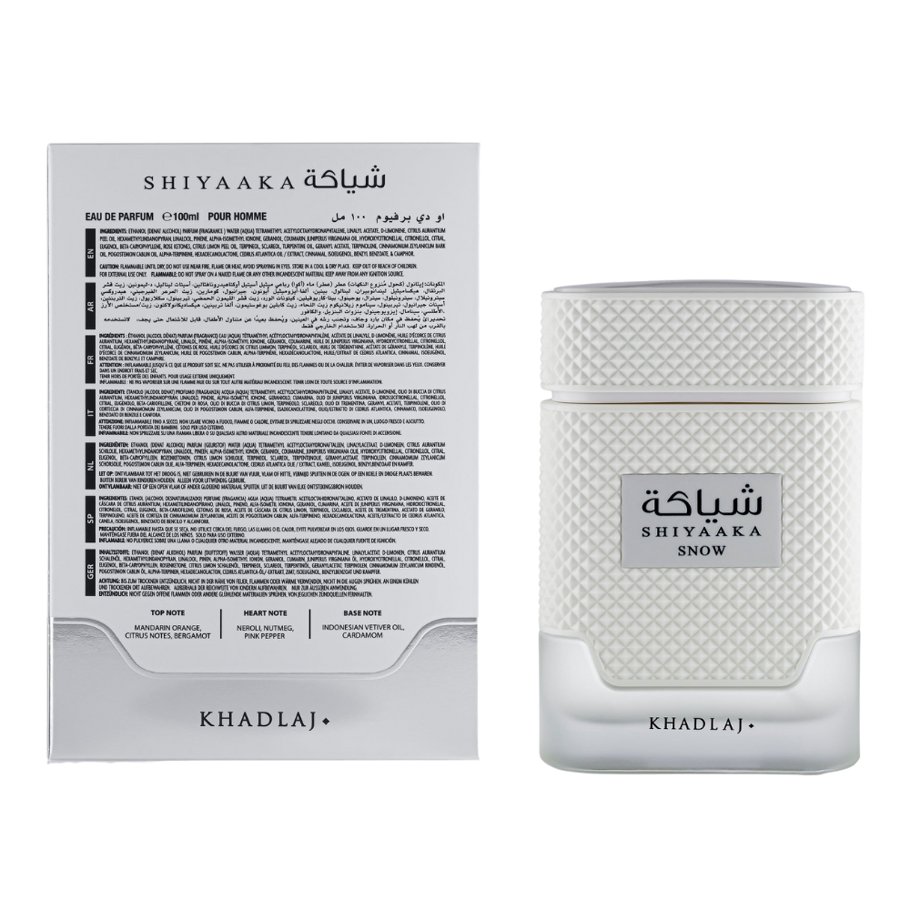 Khadlaj Shiyaaka Snow Special Edition Eau de Parfum 100ml Spray