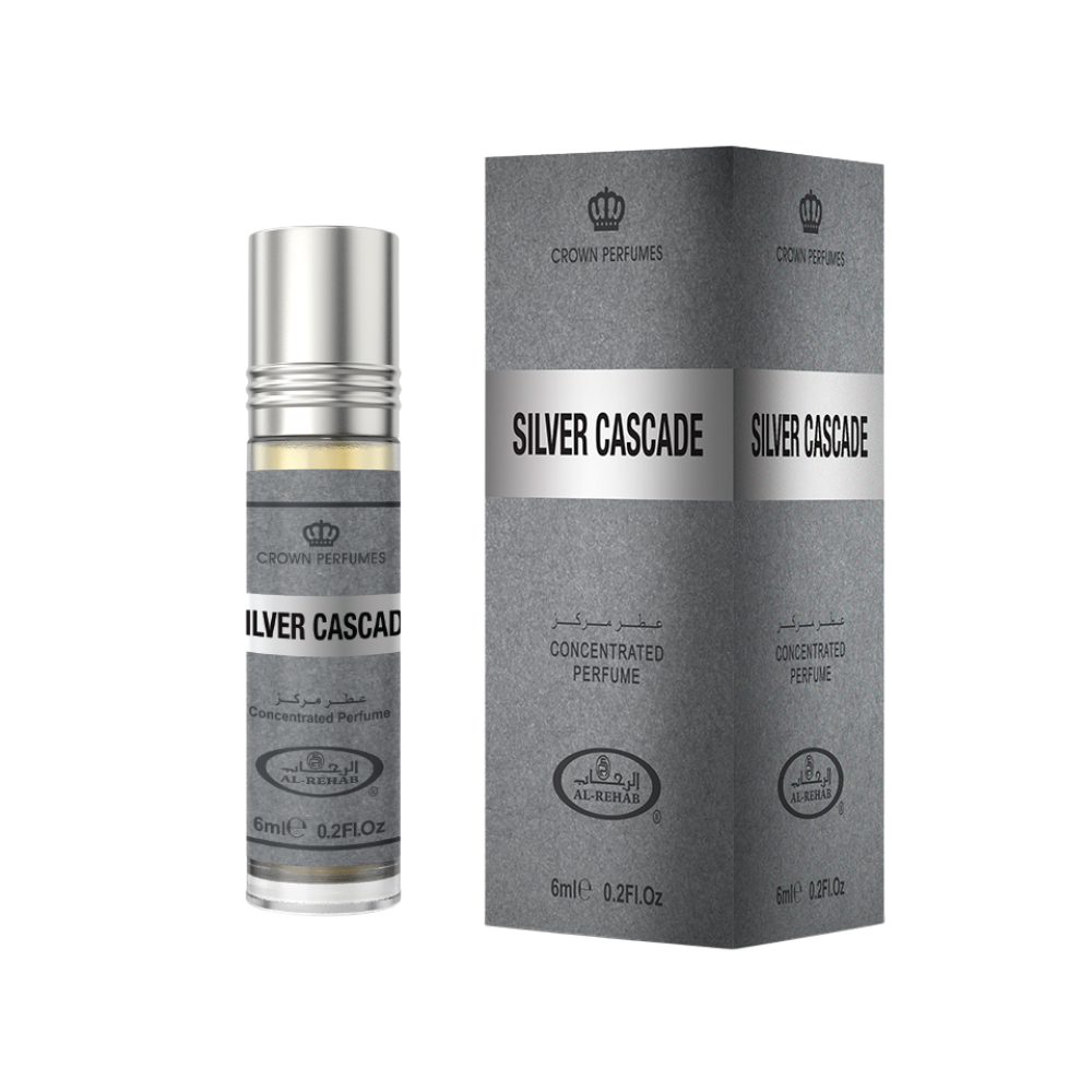 Al Rehab Silver Cascade Concentrated Perfume Oil 6ml