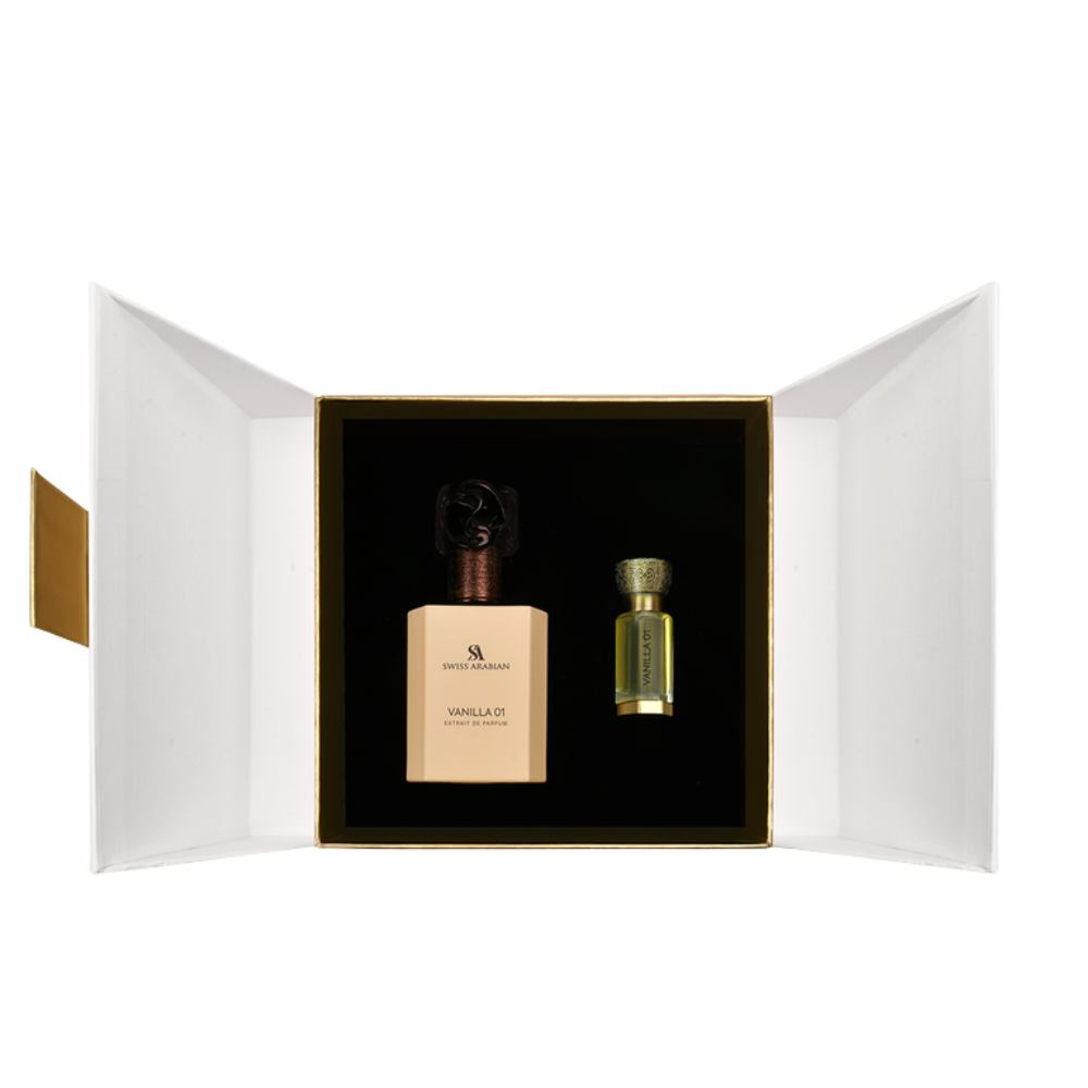 Swiss Arabian Vanilla 01 Gift Set (50ml Extrait + 12ml Perfume Oil)