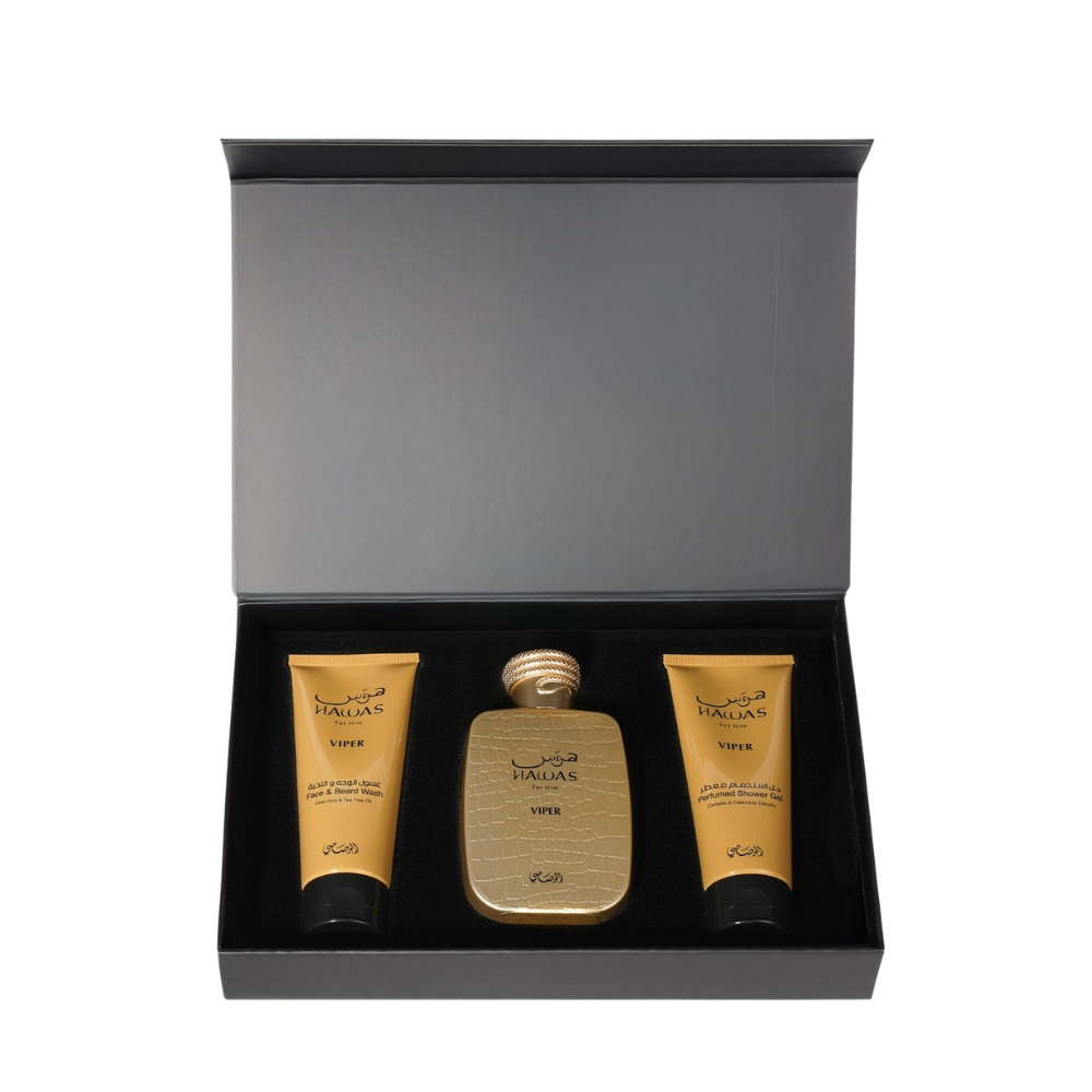 Rasasi Hawas Viper 3-Piece Grooming Gift Set