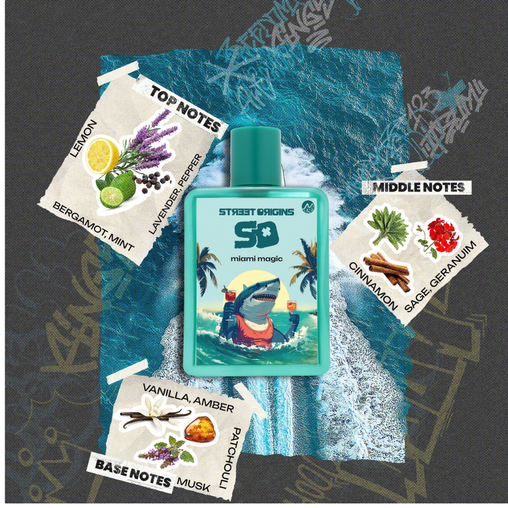 Street Origins Miami Magic Eau de Parfum 75ml Spray