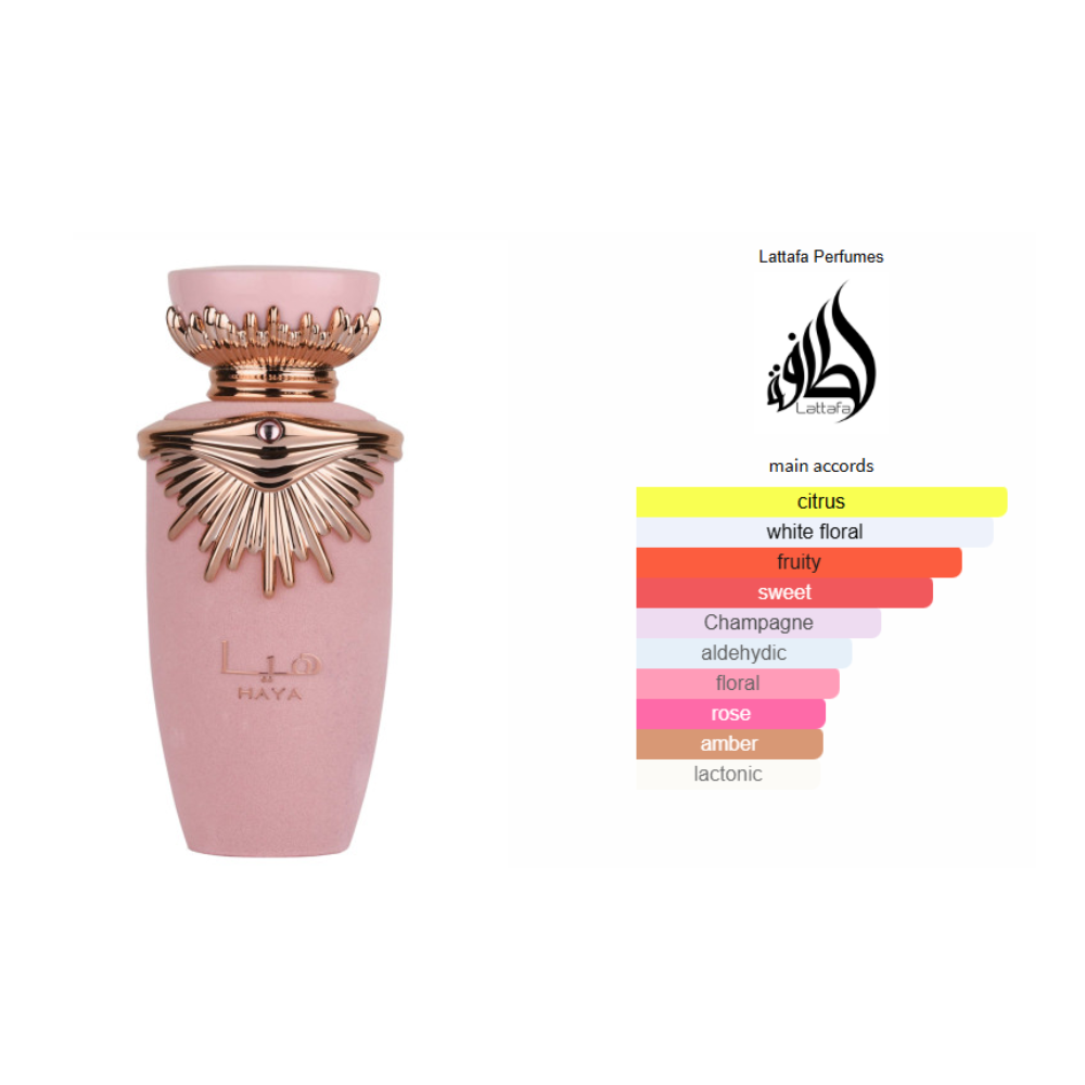 Lattafa Haya for Women Eau de Parfum Spray, 100ML