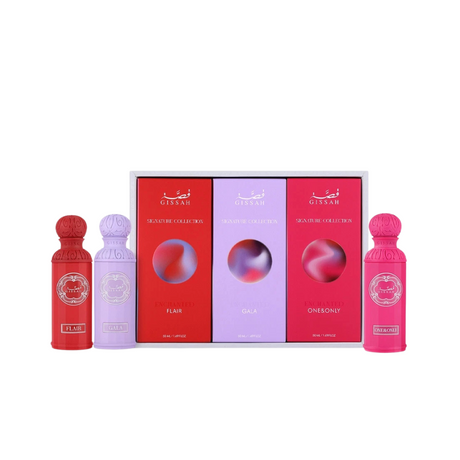 Gissah Enchanted Gift Set (Floral Fruity, Gala, and Flair)