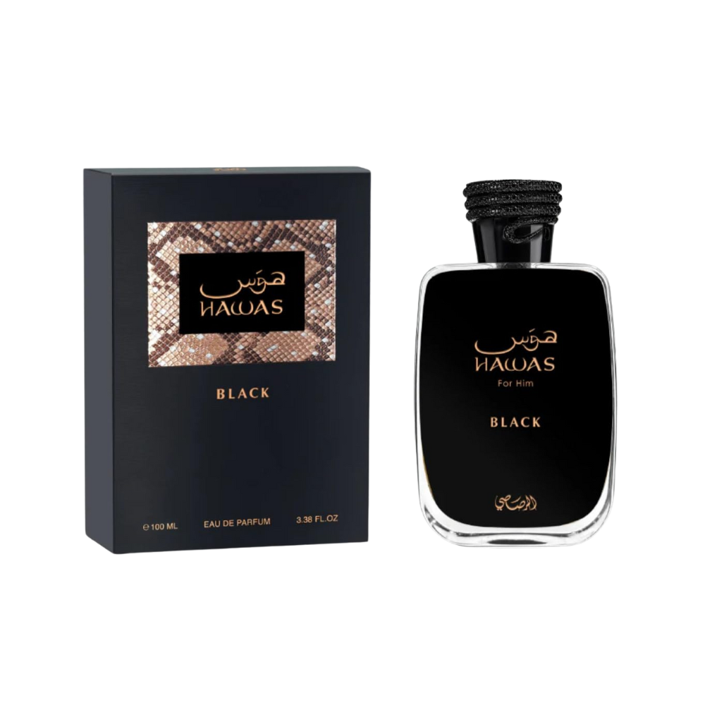 Rasasi Hawas Black Eau de Parfum Spray for Men 100ML – my royal musk
