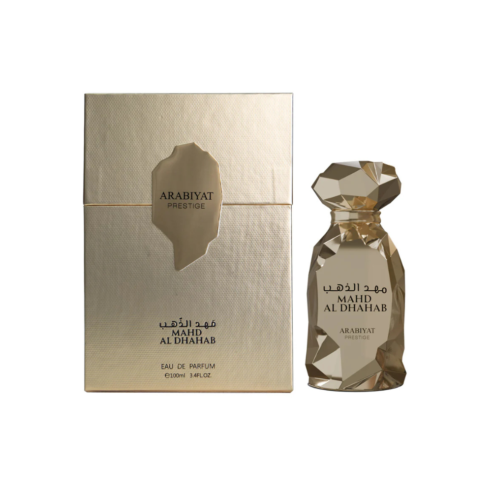 Arabiyat Prestige Mahd Al Dhahab Eau De Parfum 100ML – my royal musk Arabiyat Prestige Mahd Al Dhahab Eau De Parfum 100ML – my royal musk