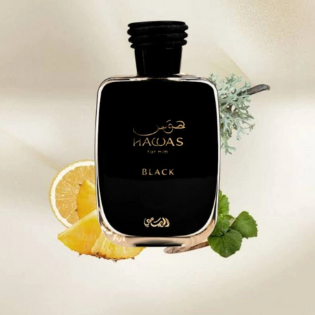 Rasasi Hawas Black Eau de Parfum Spray for Men 100ML