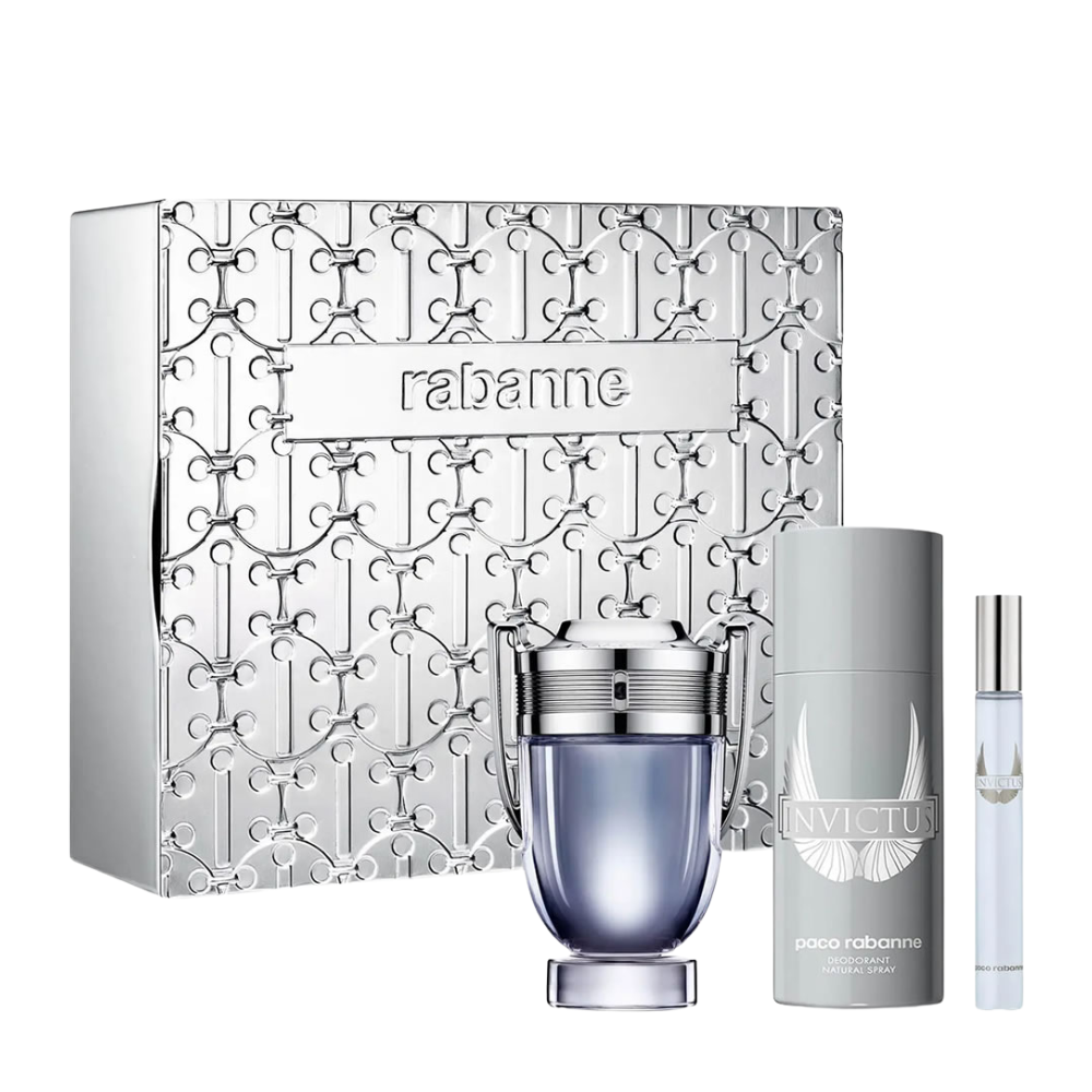 Paco Rabanne Invictus EDT 3-Piece Gift Set