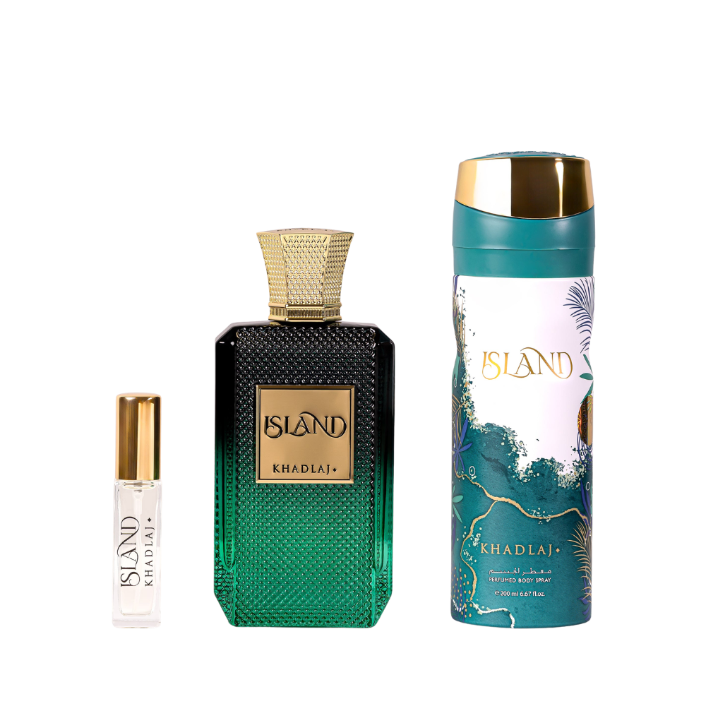 Khadlaj Island 3-Piece Unisex Gift Set