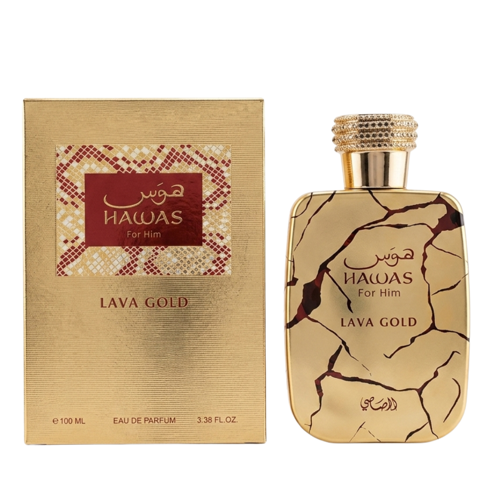 Rasasi Hawas Lava Gold Eau de Parfum 100ml Spray