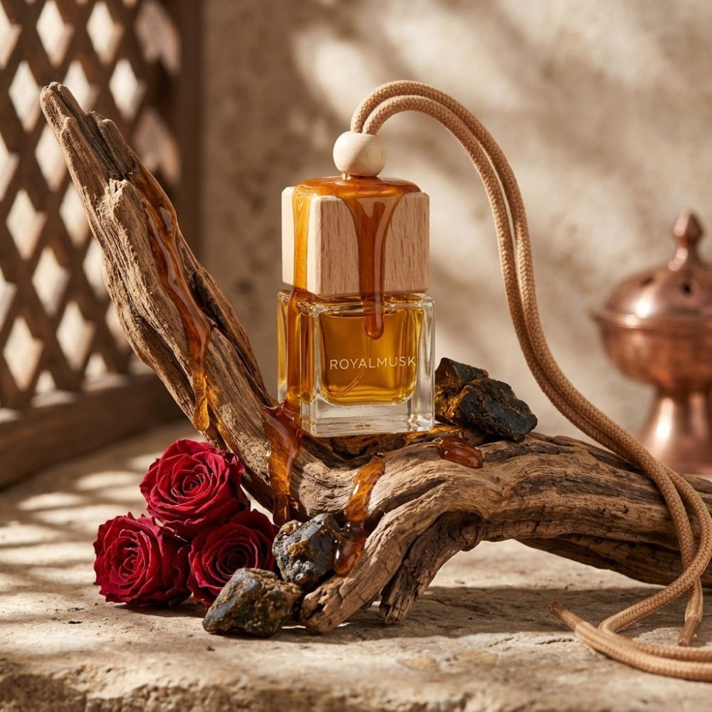 Royal Musk Oud al-Layali Car Air Freshener Diffuser (6ml)