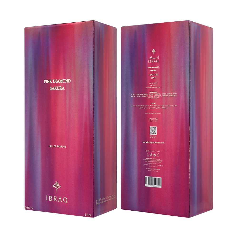 Ibrahim Al Qurashi Pink Diamond Sakura Eau De Parfum 150ML