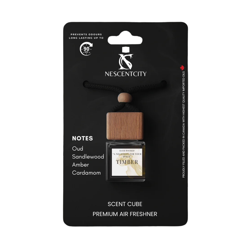 Nescentcity Timber Car Air Freshener Diffuser 8ml