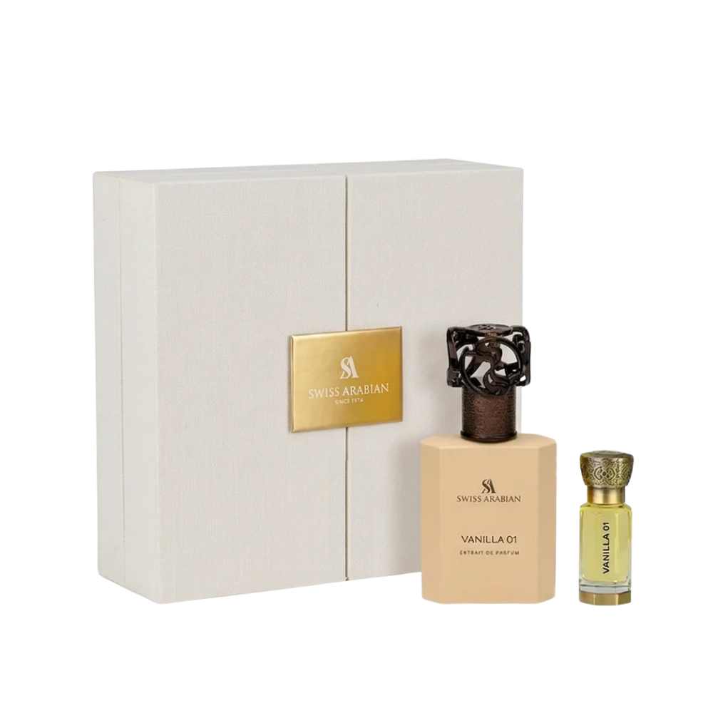 Swiss Arabian Vanilla 01 Gift Set (50ml Extrait + 12ml Perfume Oil)